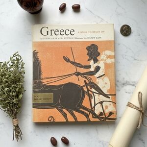 Vintage 1969 Greece: A Book to Begin On by Fenton & Low | Library Edition